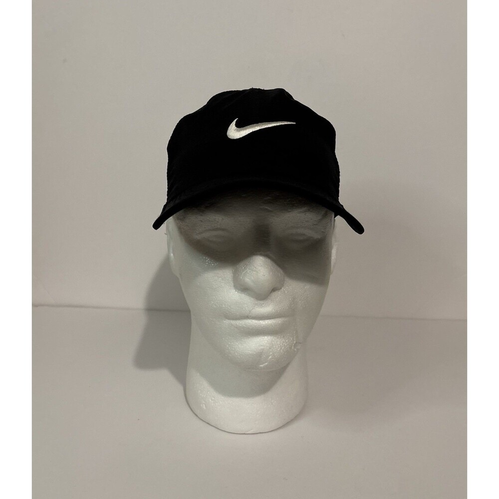 Nike Featherlight Hat Dri-FIT Running Golf Athletic Black Adjustable